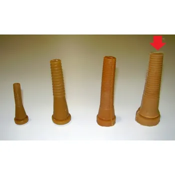 Chov hospodářského zvířete Gumový škubací prst BRM 35 mm pro škubačku drůbeže Beeketal na slepice, kachny, husy a krůty