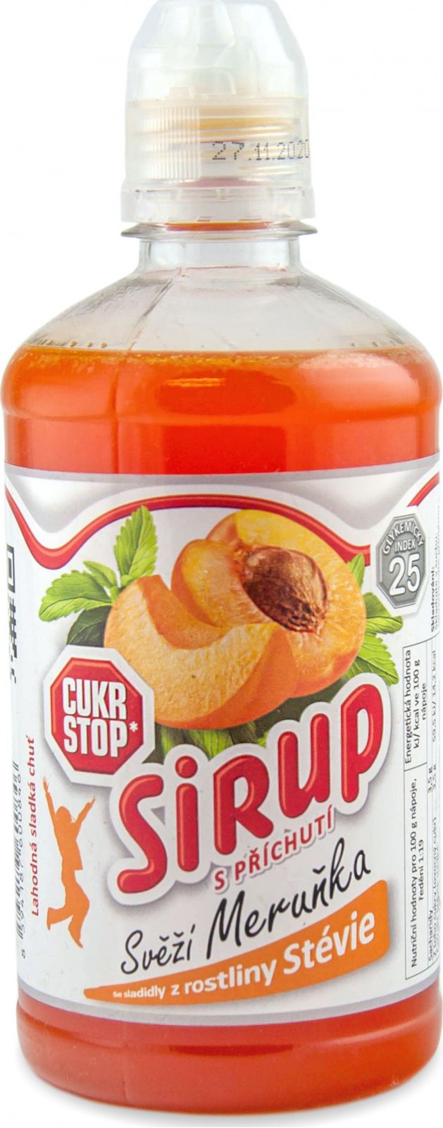 Cukrstop Sirup svěží meruňka 500 ml od 149 Kč Zbozi cz