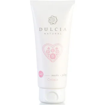 Pleťová maska Dulcia Natural maska a peeling 2 v 1 čisticí 75 ml