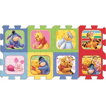 Trefl Pěnové puzzle 8 dílků, Medvídek Pú