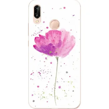 Pouzdro na mobilní telefon Silikonové pouzdro iSaprio - Huawei P20 Lite - Poppies (Odolný silikonový kryt, obal, pouzdro iSaprio - Huawei P20 Lite - Poppies - skvělá ochrana a pružnost, stylový UV potisk, lehkost, tiskne se v České republice)