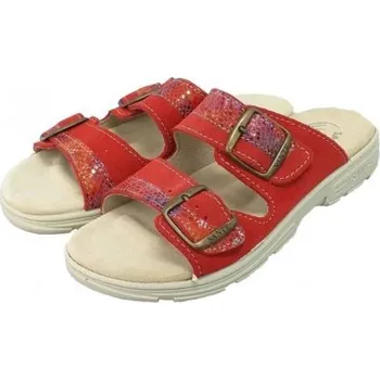 Dámská zdravotní obuv Sante zdravotní obuv Santé DM/125/33/39H dámské zdravotní pantofle KARMÍNOVÉ Tabulka dámských velikostí: 39