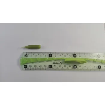 Svíčka Svíčka do skořápek O8mm x 25mm zelené bal.15ks