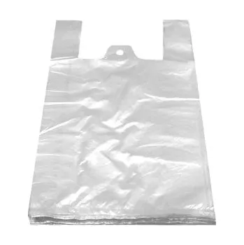 Nákupní taška Tašky 4 kg bílé 25 + 12 x 45 cm [100 ks]