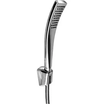 Sprchová hadice Sprchová souprava - sprchová hlavice KRISTA, sprchová hadice 150cm, držák na stěnu