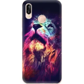 Pouzdro na mobilní telefon Silikonové pouzdro iSaprio - Huawei P20 Lite - Lion in Colors (Odolný silikonový kryt, obal, pouzdro iSaprio - Huawei P20 Lite - Lion in Colors - skvělá ochrana a pružnost, stylový UV potisk, lehkost, tiskne se v České republice)