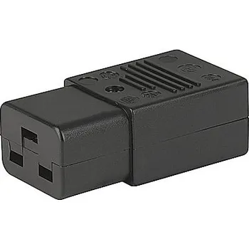 Kabel do PC PREMIUMCORD Konektor napájecí 230V na kabel (samice, IEC C19)