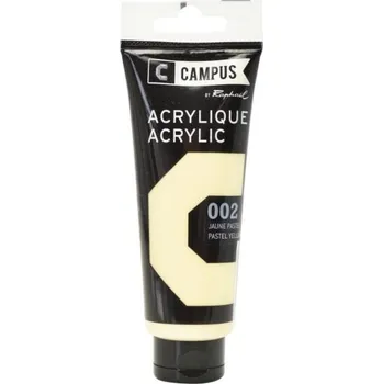 Vodová barva Akrylová barva Raphael 002 - Pastel yellow - Pastelová žlutá 100 ml