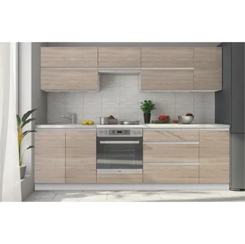 Kuchyňská linka Tempo Kondela Line 260 cm dub sonoma