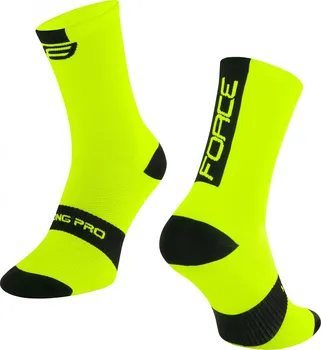 Pánské ponožky Force Long Pro fluo-černé 42-46