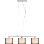 Rabalux 2630 ANASTASIA závěsné svítidlo 3xE27 hnědé + sada - Trio LED žárovka 2x10W | E27 | 3000K | 806lm