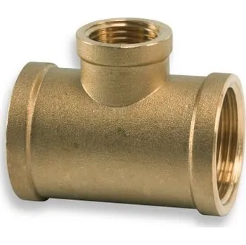 Fitinka Mosazný redukovaný T-kus 3/4"x 1/2"x 3/4"