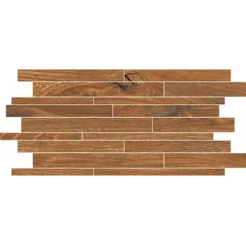 Stavební materiál Artwood Mattoncino Cherry - dlaždice mozaika 30x60 hnědá AWD556K