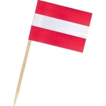 Jednorázové nádobí Vlaječka &quot;AT&quot; 70 mm [50 ks]