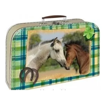 Školní kufřík Kufřík - Koně-podkova 35 cm