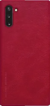 Pouzdro na mobilní telefon Nillkin Qin Book pro Samsung Galaxy Note 10 červené