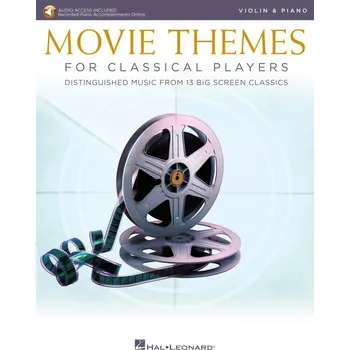 MOVIE THEMES for Classical Players + Audio Online / housle a klavír