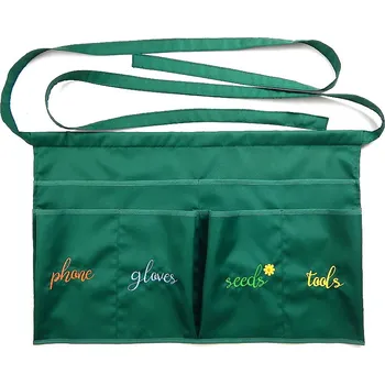 Kuchyňská zástěra HEDVA ČESKÝ BROKÁT Zahradnická zástěra do pasu Výšivka: s výšivkami