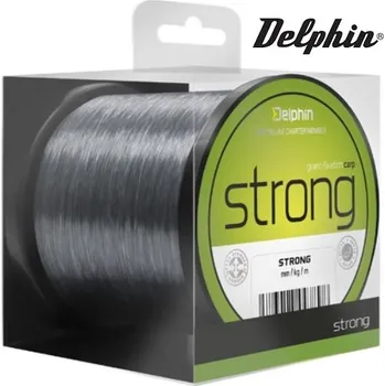 Vlasec Delphin Strong Carp šedý 1 m průměr: 0,25 mm