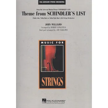 Theme from Schindler´s List - smyčcový orchestr / partitura + party