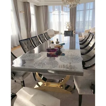 ubrus Mekke sklo Ubrus na stůl z měkkého skla 90x225 cm Ubrus: Průhledná lesklá folie