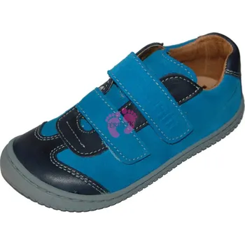 Dívčí tenisky Filii Leguan M Velcro Nappa/Velours Ocean/Turquoise