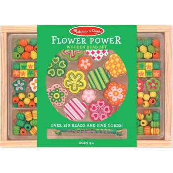 Dětské navlékací korálky Melissa & Doug Dřevěné navlékací korálky