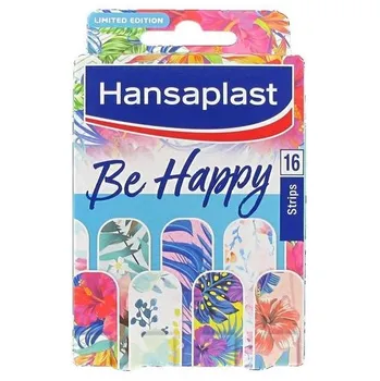Náplast Beiersdorf Hansaplast Be Happy 19 x 72 mm 16 ks