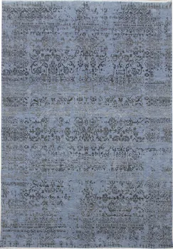 Koberec Diamond Carpets DC-JK 1 modrý/černý 245 x 305 cm