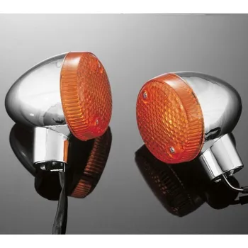 Osvětlení pro motocykl Highway Hawk H24-113 Blinkr Honda VT/VF - Chrom