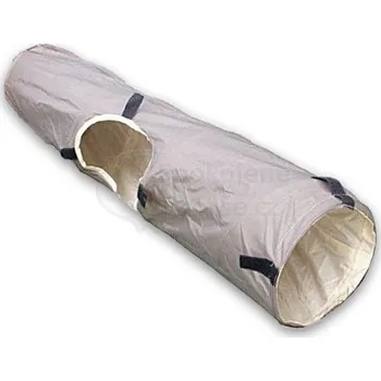 Rosewood Nylonový tunel pro malá zvířata 15 x 35 cm šedo/zelený (Barva: šedá)
