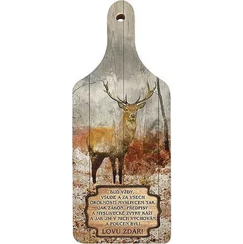 Kuchyňské prkénko Dekorační prkénko pro myslivce - Jelen