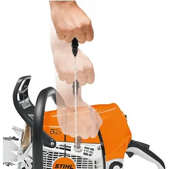 startování elastostart Stihl MS 261