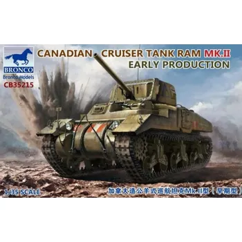 Plastikový model Bronco 1/35 Canadian Cruiser Tank Ram MK.II Early Production