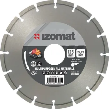 Řezný kotouč Diamantový kotouč IZOMAT multi 125 mm