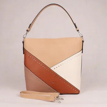 Velká růžová kabelka na rameno i crossbody David Jones 6231-1