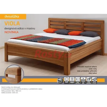 Postel BMB POSTEL Z MASIVU VIOLA 90x200cm