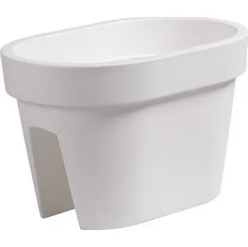 Truhlík Truhlík na zábradlí - Lofly 40 bílý