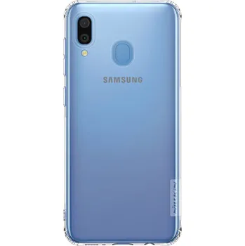 Pouzdro na mobilní telefon Nillkin Nature TPU pro Samsung Galaxy A30 šedé