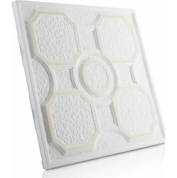 Kazetový podhled Stropní kazety - Barok malý - zlatý potisk 50 x 50 x 2 cm