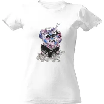 Dámské tričko Tričko s potiskem Motiv motivace dámské