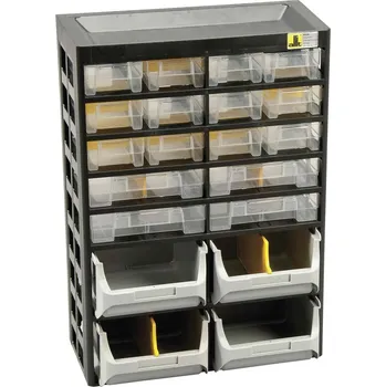 Allit 458160 Skříňka na malé části VarioPlus Basic> D <34, sw / gb