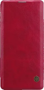 Pouzdro na mobilní telefon Nillkin Qin Book pro Huawei Nova 3i červené