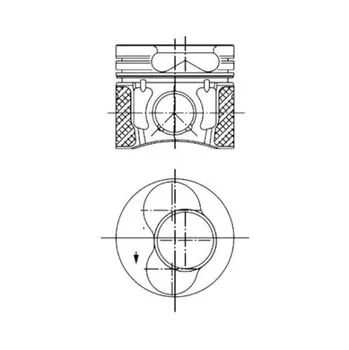 Kolbenschmidt 99842600 Píst motoru Kolbenschmidt 99842600