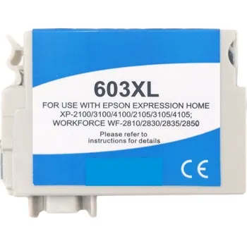 Inkoustová kazeta - EPSON T03A2 (603XL) - cyan - kompatibilní