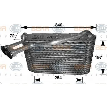 Výparník klimatizace Hella 8FV 351 210-201
