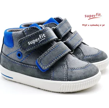 Dívčí polobotky SUPERFIT 6-06350-25 grau/blau Dětské boty Velikost: 21