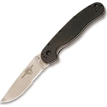 Bojový nůž Ontario Knife Company Nůž zavírací ONTARIO RAT 1 saténová čepel komb. ostří + Doprava zdarma na další nákup