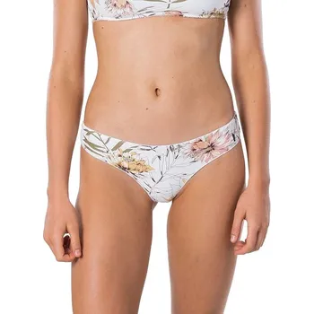 Dámská móda plavky Rip Curl Playa Blanca Ruched Cheeky - White M