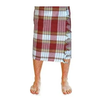 Masážní přípravek Chemoform finesse®, Hamam osuška, červená kostkovaná, 80 x 170 cm